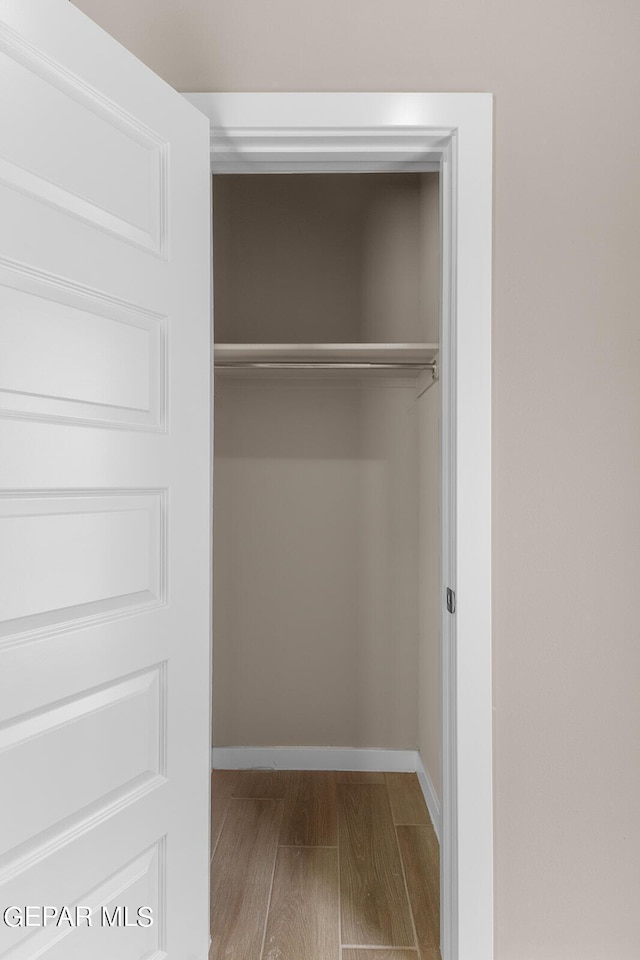 view of closet