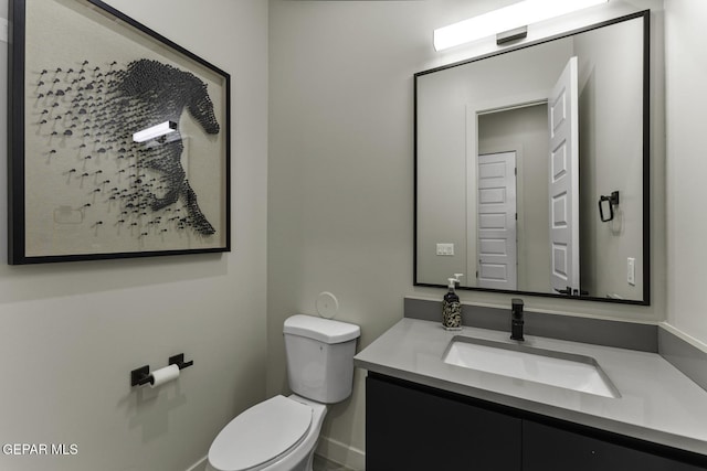 12869 Kingsbury Ave, Horizon City, TX 79928 - bathroom with toilet and vanity