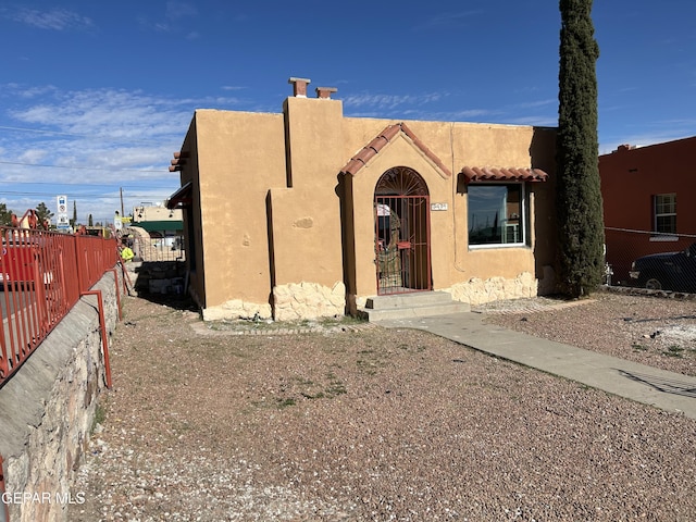 view of pueblo-style house