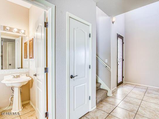 bathroom featuring tile patterned floors