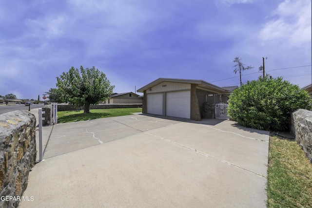 view of home's exterior featuring a yard