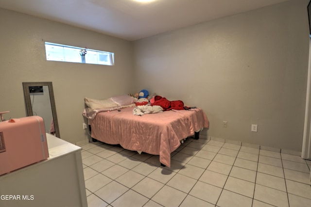 view of tiled bedroom