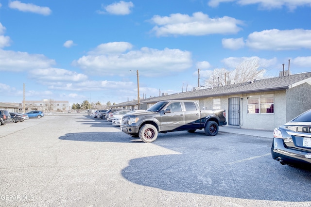 view of vehicle parking