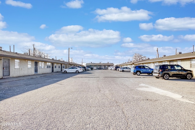 view of car parking