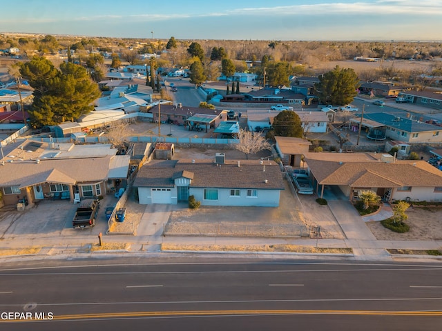 birds eye view of property featuring a residential view