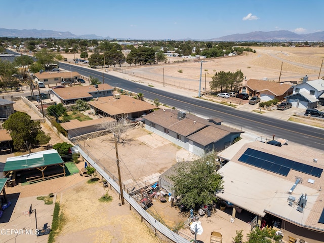 678 Lomaland Dr, El Paso, TX 79907 - aerial view of residential area featuring a mountainous background