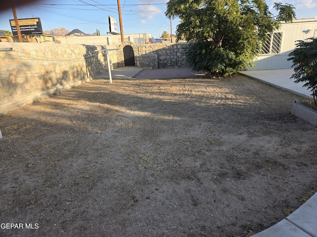 view of yard featuring a patio