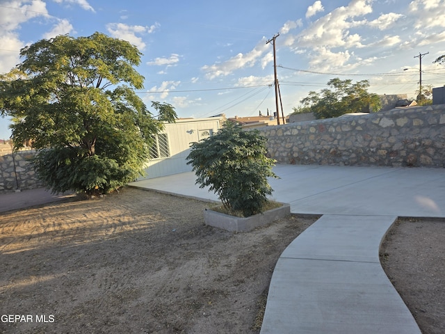 exterior space featuring a patio area