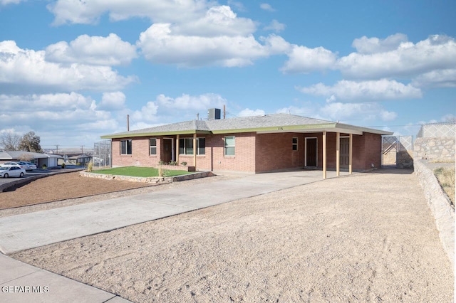 view of ranch-style house