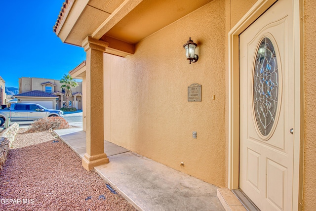 view of property entrance