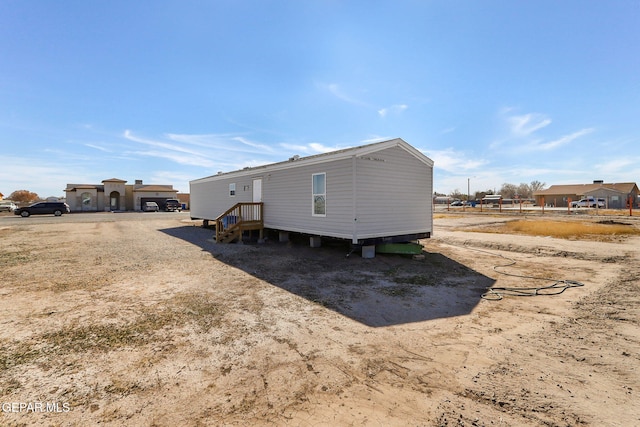 view of back of property