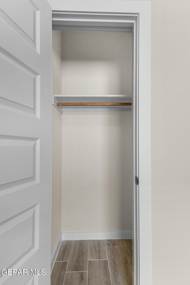 view of closet