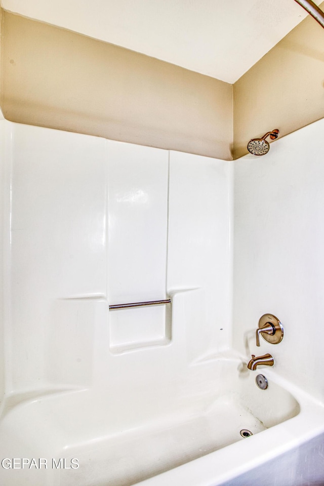 bathroom featuring bathtub / shower combination