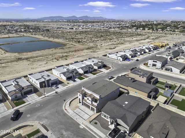 bird's eye view featuring a mountain view