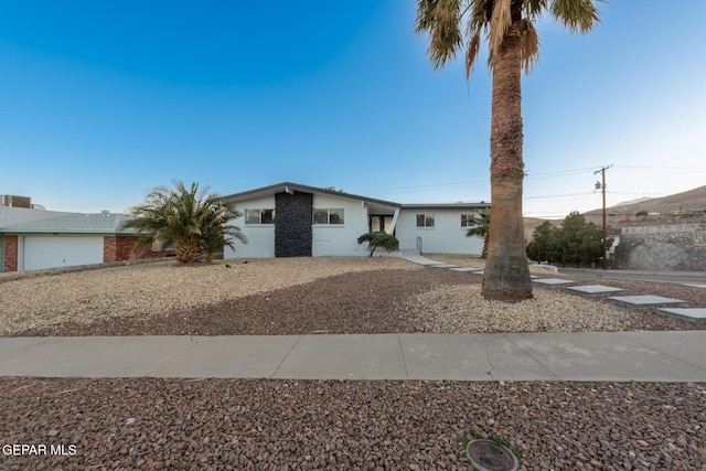 view of ranch-style home