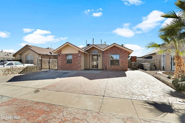 view of ranch-style house