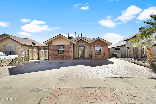 view of ranch-style house