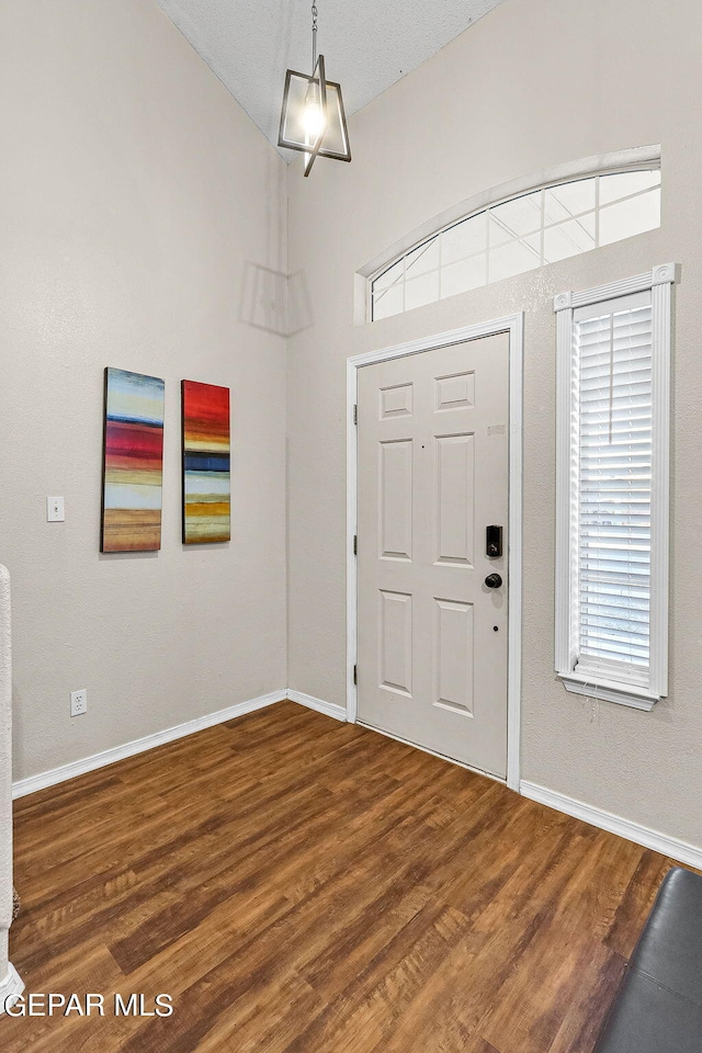 entryway featuring hardwood / wood-style floors