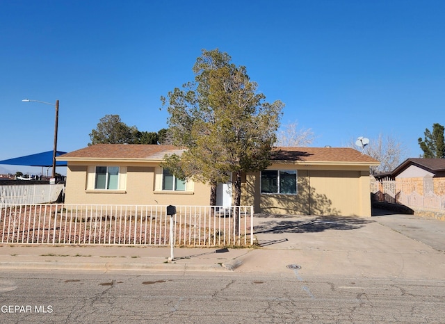 view of ranch-style home