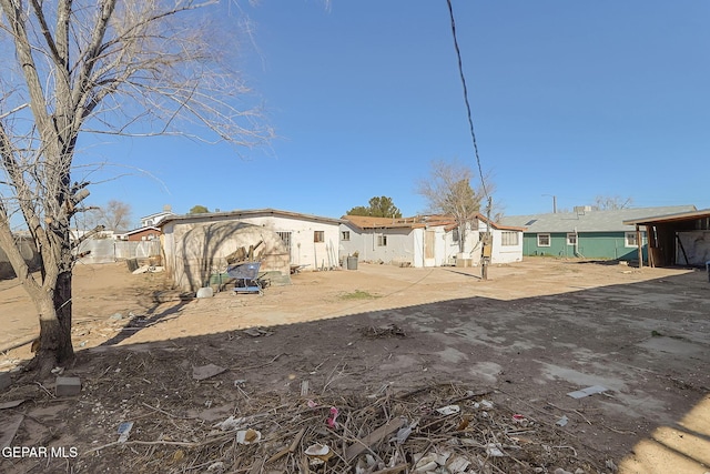 view of rear view of house