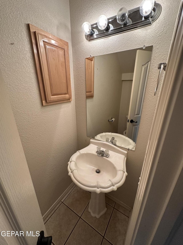 bathroom featuring tile patterned floors