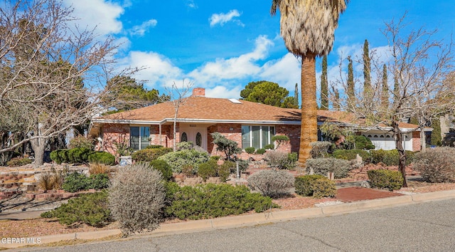 ranch-style house with a garage