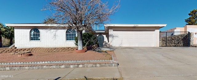 ranch-style house with a garage