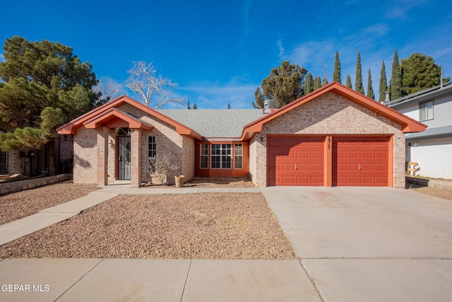 ranch-style house with a garage