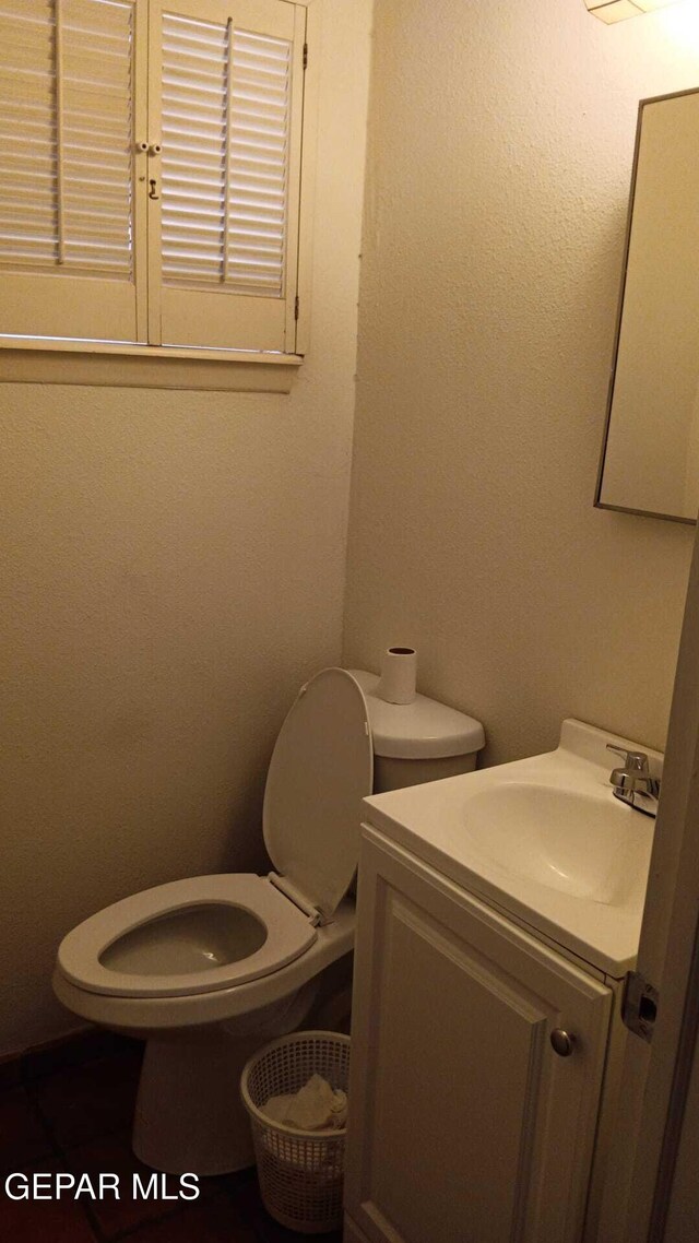 8808 Cosmos Ave, El Paso, TX 79925 - bathroom featuring vanity and toilet