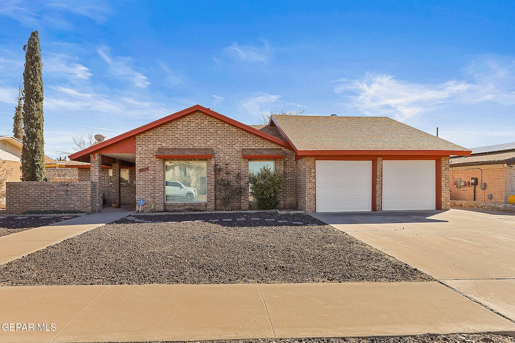 ranch-style house with a garage