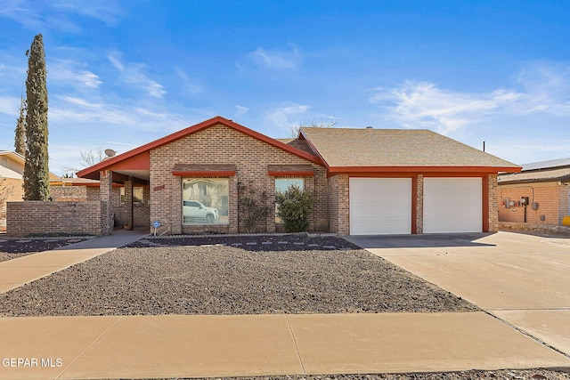 ranch-style house with a garage