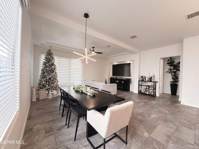 view of dining area