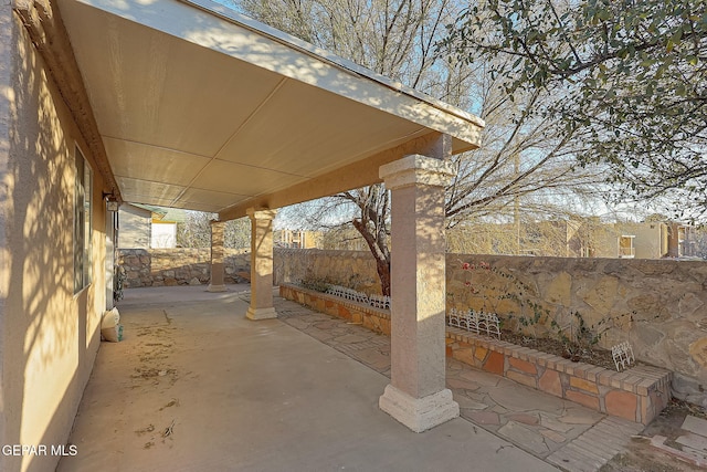 view of patio