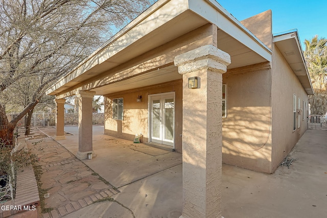 exterior space featuring a patio