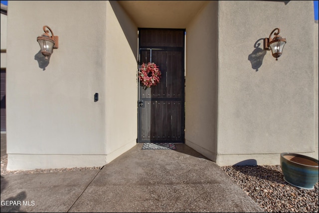 view of entrance to property