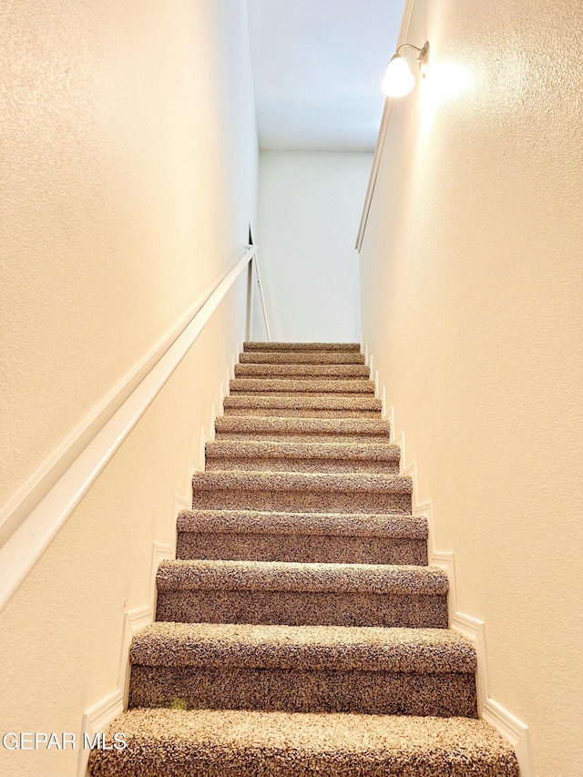 view of staircase