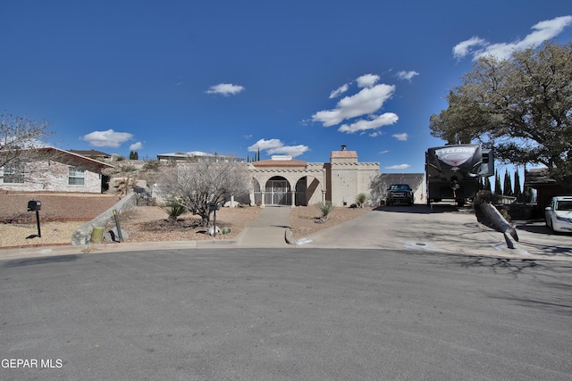 view of front of property