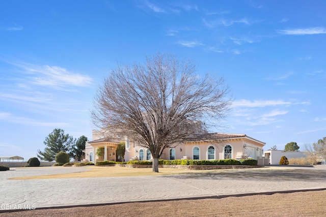 view of mediterranean / spanish home