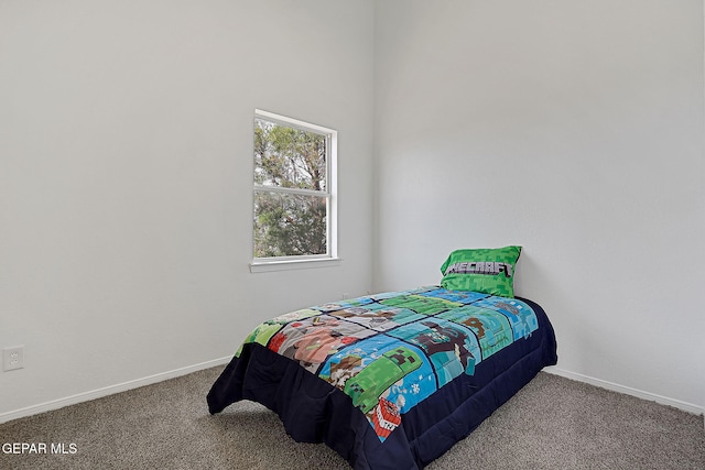 bedroom with carpet flooring