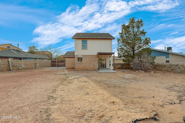 view of back of property