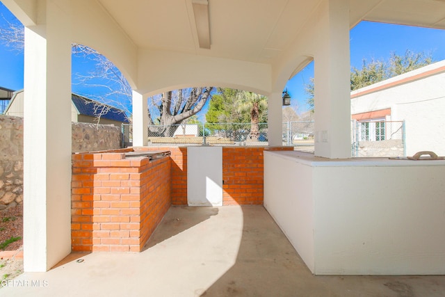 view of patio