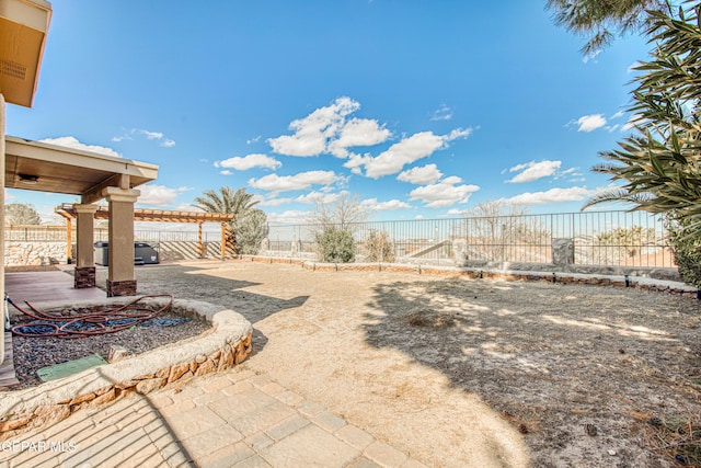 view of yard featuring a patio