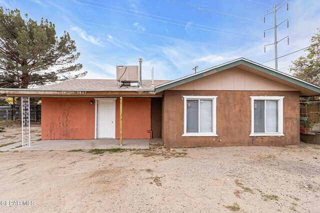 5047 Conley Rd, El Paso, TX 79932 - view of rear view of house
