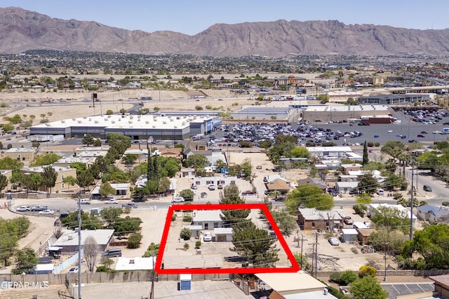 5047 Conley Rd, El Paso, TX 79932 - aerial view featuring a mountain view
