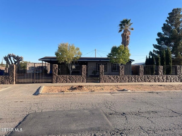 view of ranch-style home