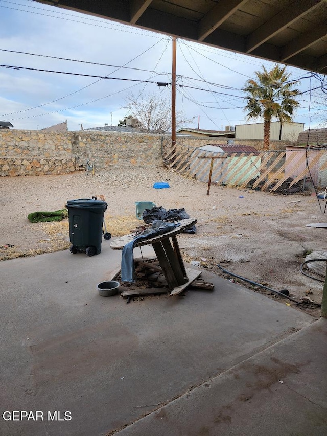 view of patio