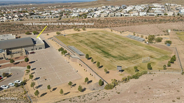 bird's eye view featuring a rural view