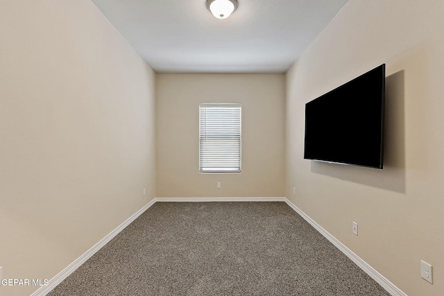 spare room with carpet floors