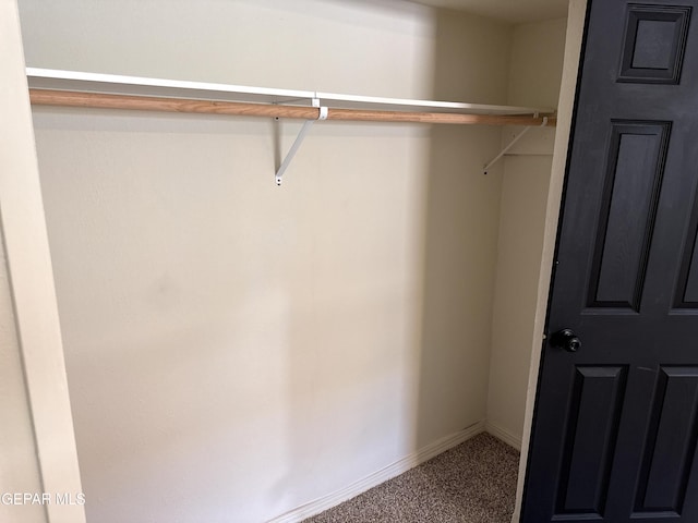 view of closet