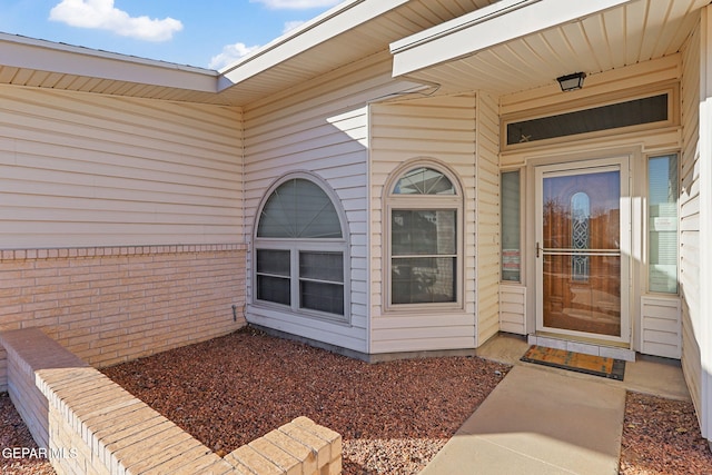 view of entrance to property